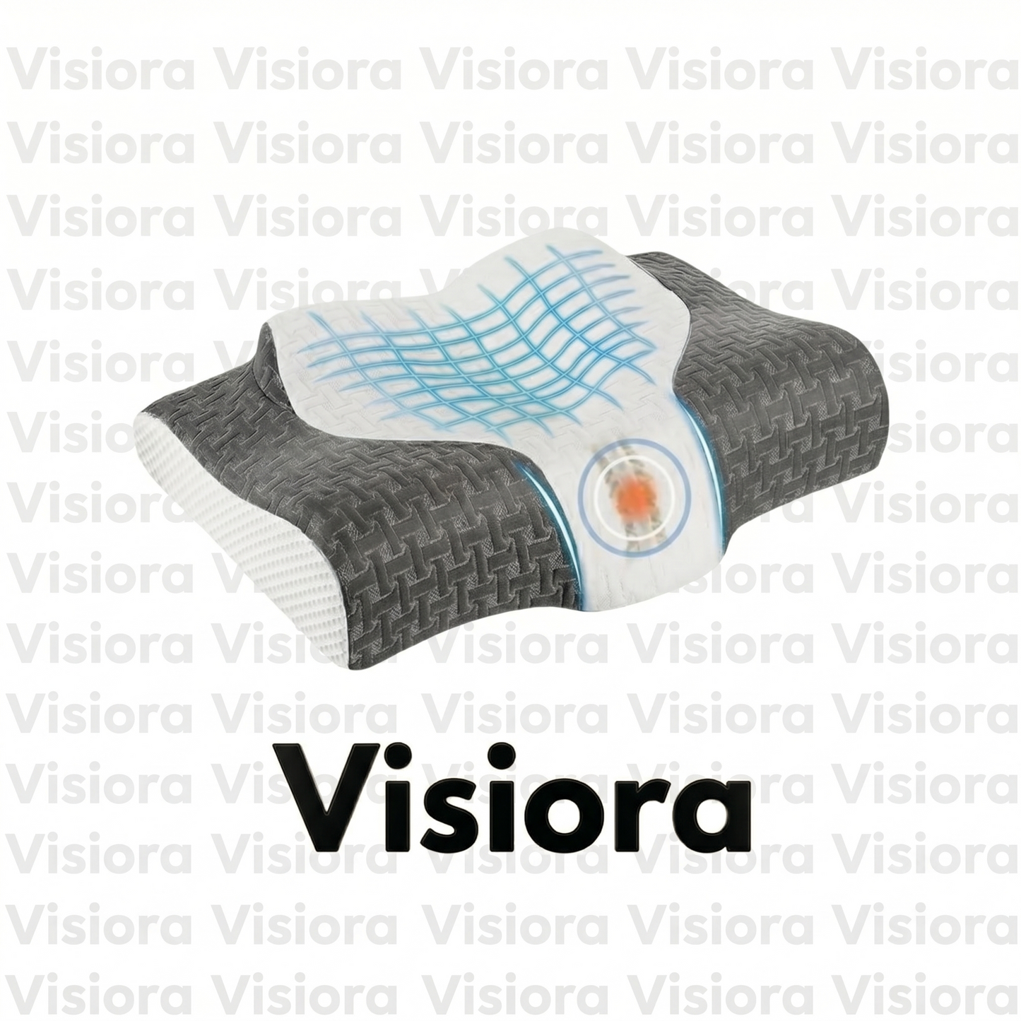 Visiora™ Ultra-Elevate Ortopedik Boyun ve Omurga Destekli Uyku Yastığı (Yüksek Uyumayı Sevenler İçin)