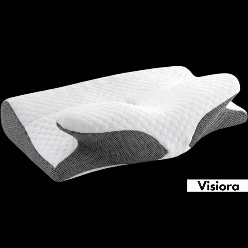 Visiora™ Premium Ortopedik Boyun ve Omurga Destekli Uyku Yastığı